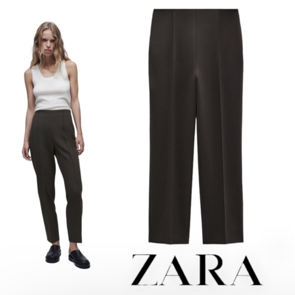 Zara minimal high waist pants